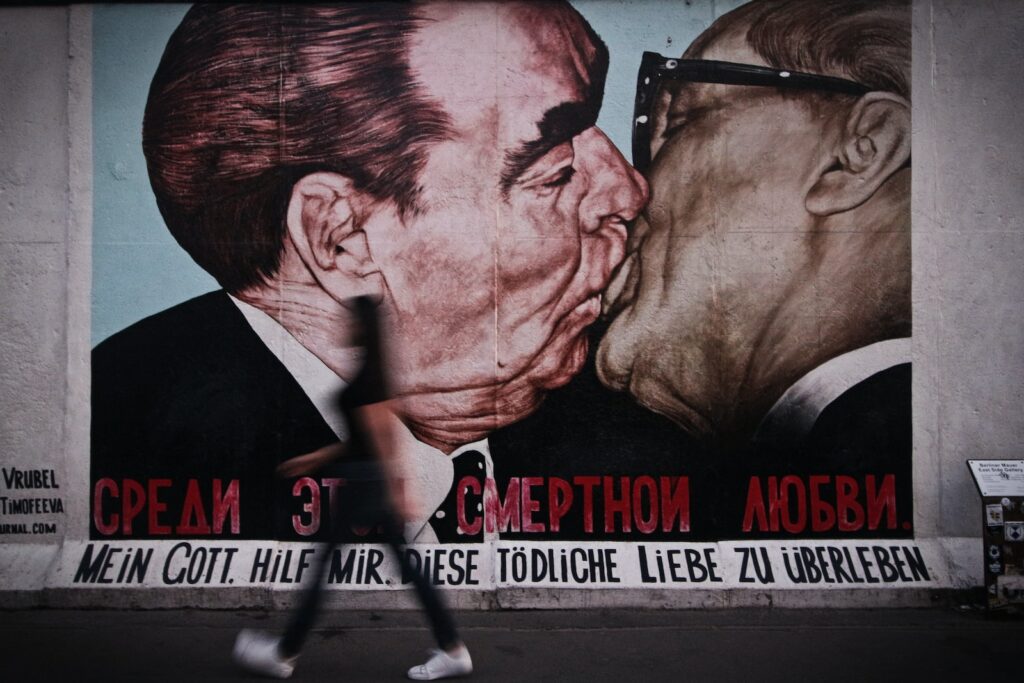 mur de berlin baiser