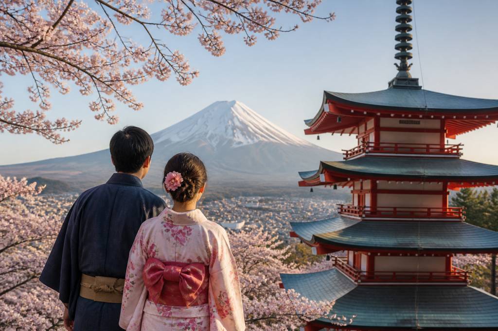 Quand partir en lune de miel au Japon ?